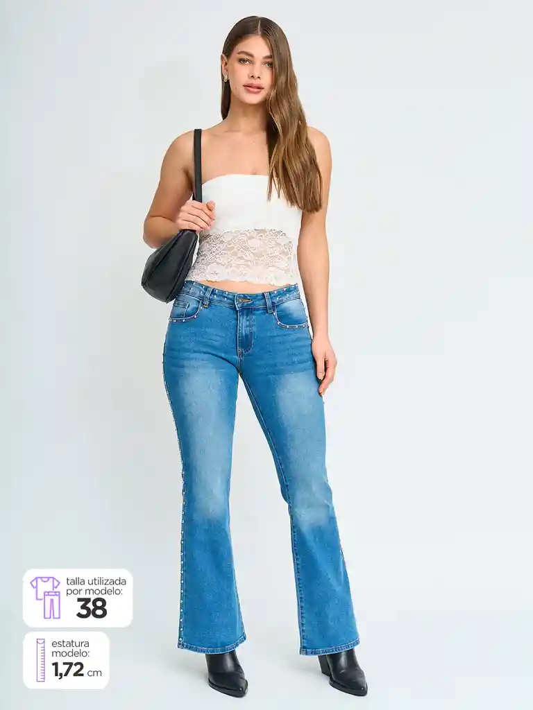 Jeans Moda Ffcetacha Inx Nn 3 S25 Azdem 38