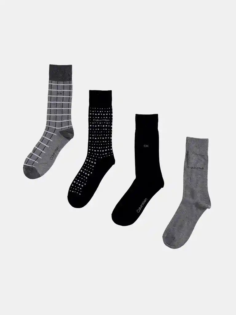 3pk Calcetin Ck Ckm241dr03 Tt Negro T/u