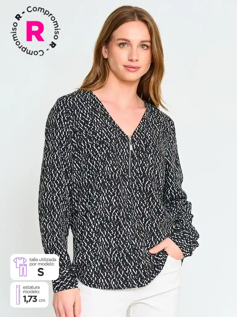 Blu Ml Cierre C Cah Ess S25 Negro Xl