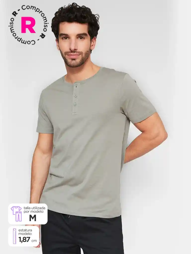 Polera Inx Henny Ss25 Gris M