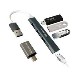 Hub Adaptador Usb-c 4 En 1