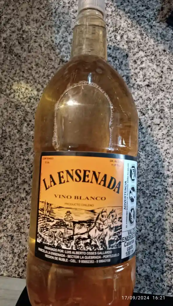 Pipeño Ensenada 2 Litros