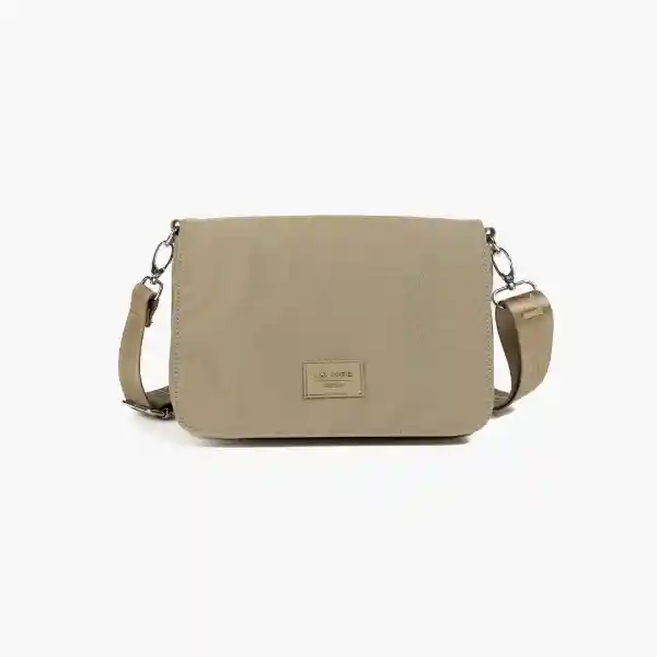 Cartera Bandolera Solapa Taupe