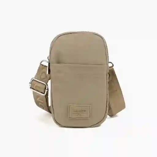 Mini Cartera Nylon Taupe