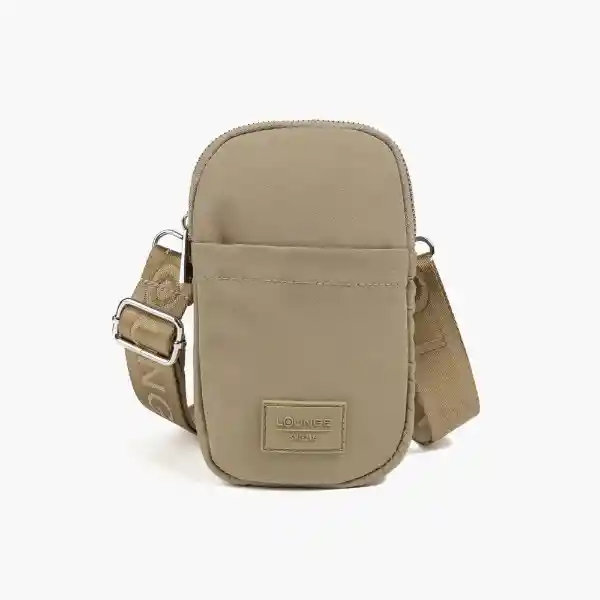 Mini Cartera Nylon Taupe