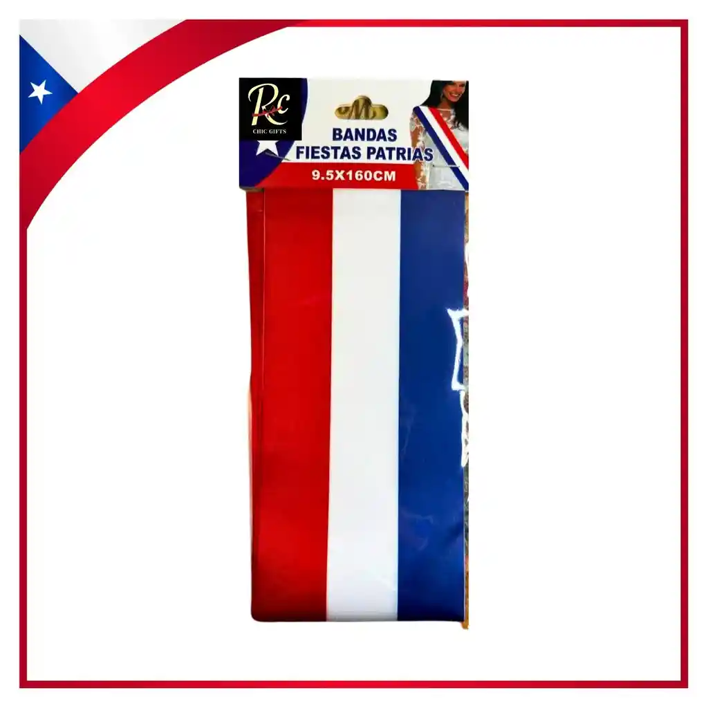 Banda De Fiestas Patrias Regalos Chic: ¡tu Orgullo Nacional, Brilla Con Regalos Chic