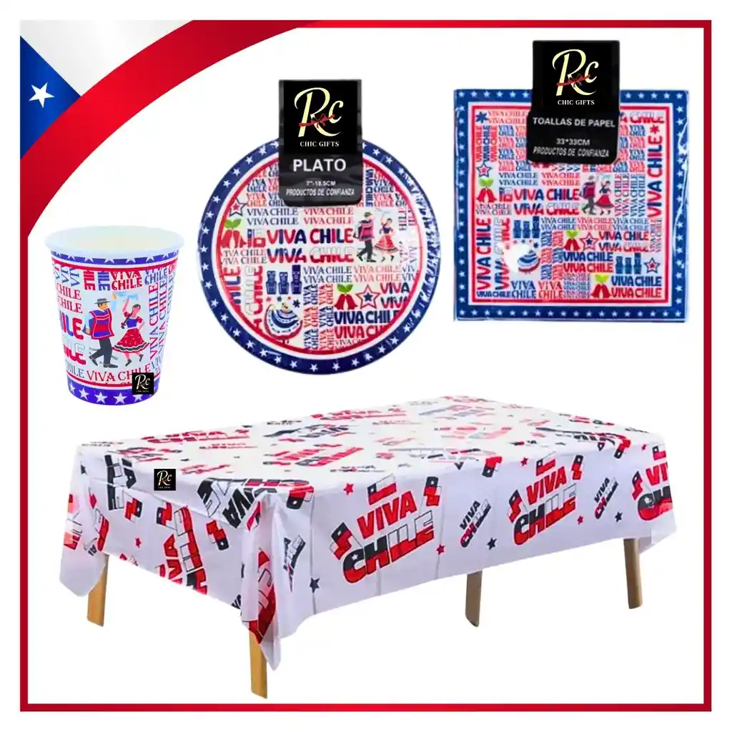 Kit De Fiesta Patriota Premium 29 Pcs Regalos Chic: ¡celebra Con Estilo Y Facilidad!