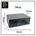 Caja De Regalo Premium Negra 34x25x12cm Con Lazo Y Tapa Magnética - Regalos Chic