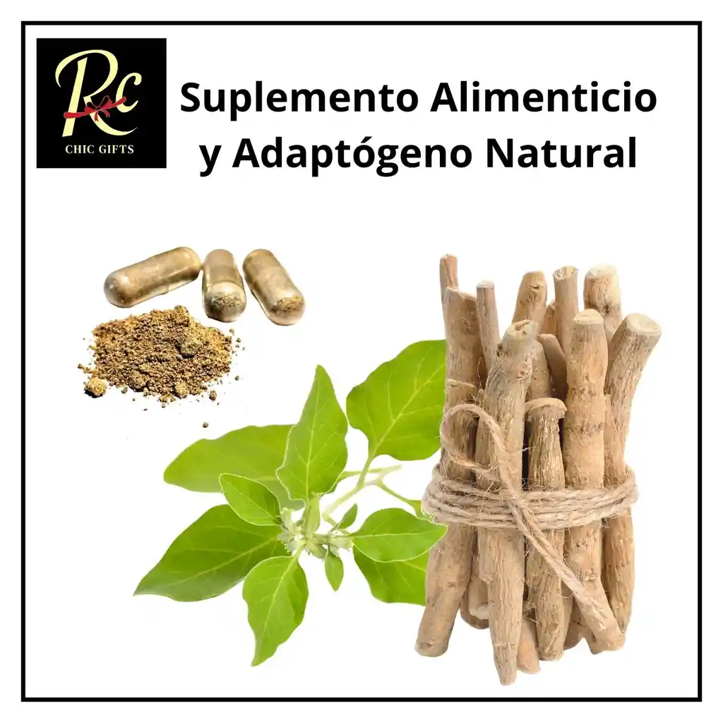 Ashwagandha Orgánica En Polvo Konün - Suplemento Alimenticio Y Adaptógeno Natural