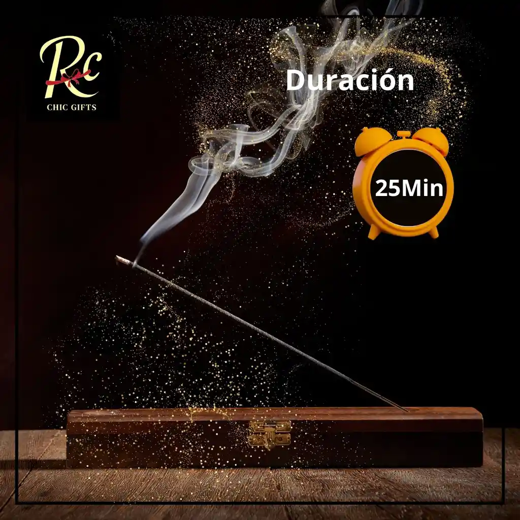 Incienso De Palo Santo (madera Sagrada) - ¡energía Purificadora Y Armonía Instantánea, De Regalos Chic!