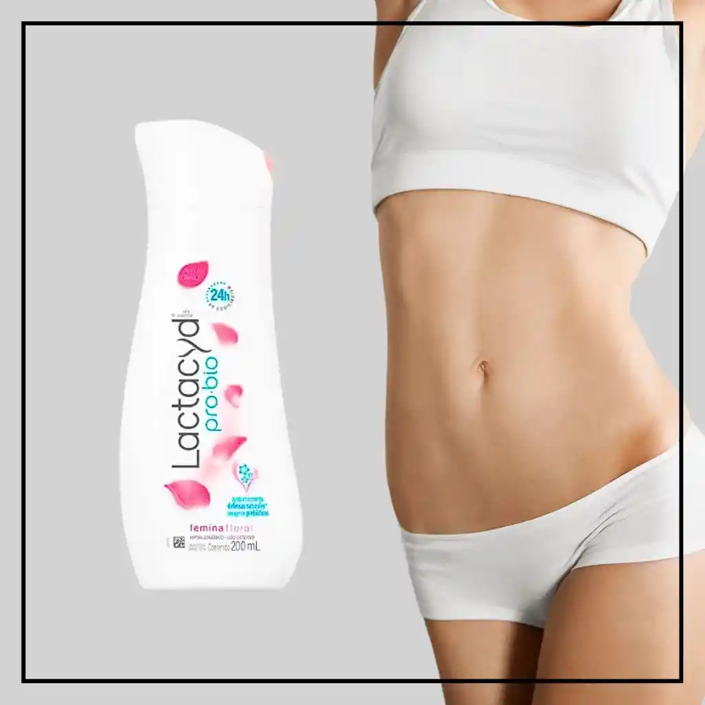 Jabón Íntimo Lactacyd Pro-bio Femina Floral - ¡fórmula Avanzada Para Una Protección De 24 Horas!