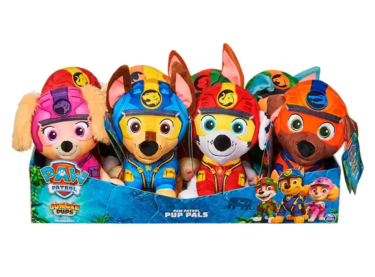Paw Patrol Jungle Peluches Asst
