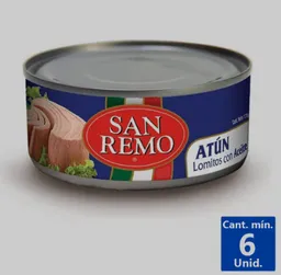 Atún Lomitos Con Aceite San Remo 140g