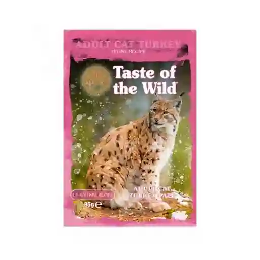 Alimento Humedo Gato Taste Of Wild Adulto Pavo Pate Pouch 85gr