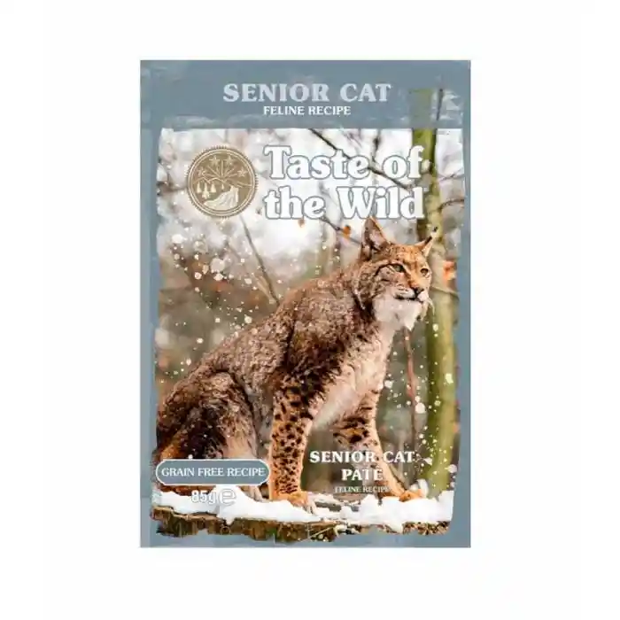 Pate Gato Taste Of Wild Senior Pouch 85gr