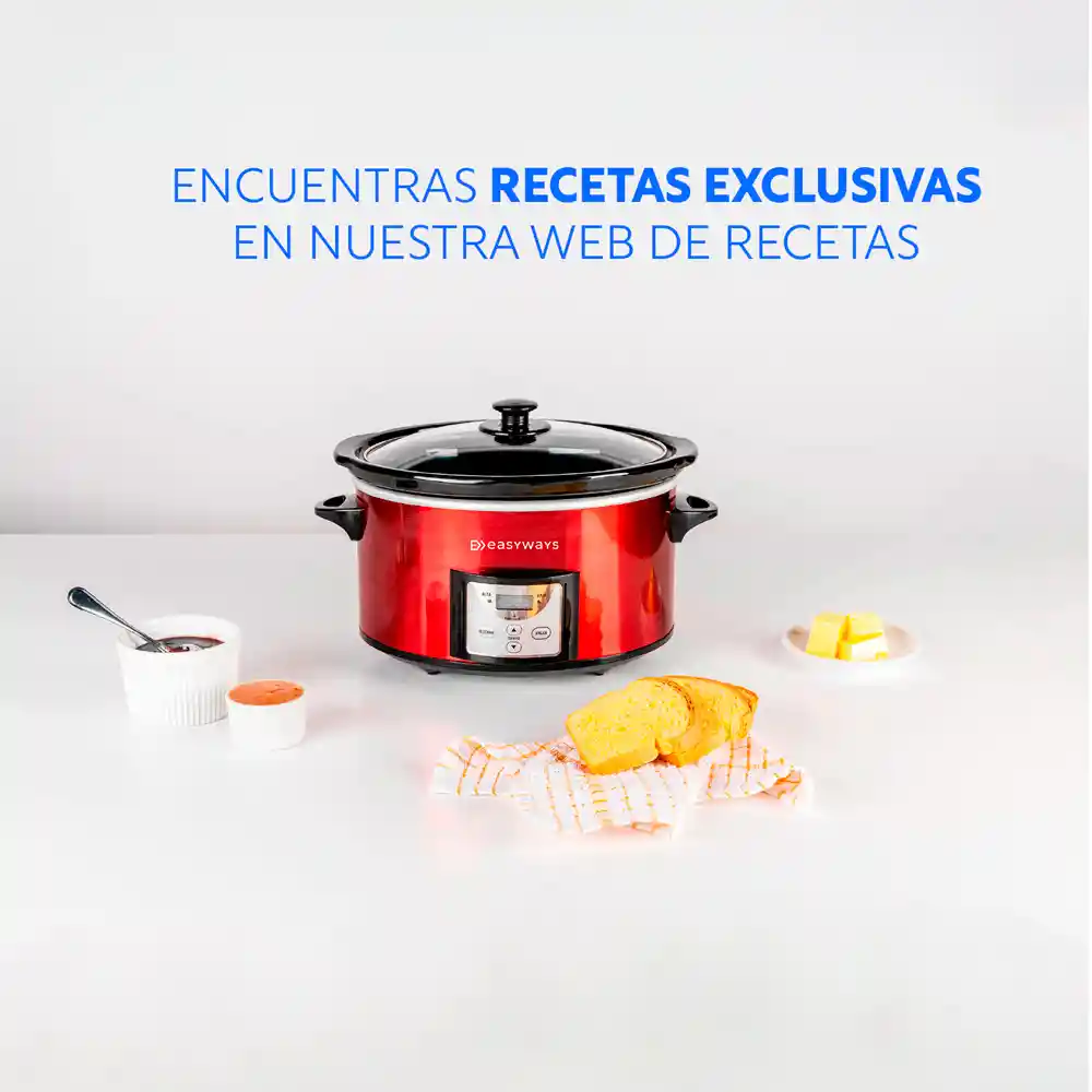 Olla De Cocción Slow Pot Mini 3.8 L Easyways
