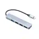 Tecmaster Hub Tipo-c Con 4 Puertos Usb Hi-speed