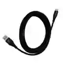 Tecmaster Cable Tipo-c A Usb-a Qc 3.0 De 2.5 Mt, Negro