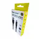 Tecmaster Cable Tipo-c A Usb-a Qc 3.0 De 2.5 Mt, Negro