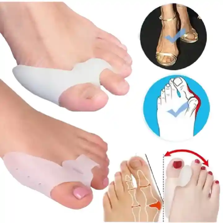 Separador Corrector De Silicona Juanetes Dedos Pie - 1 Par