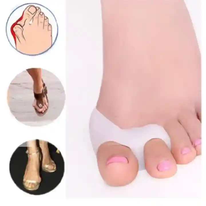 Separador Corrector De Silicona Juanetes Dedos Pie - 1 Par
