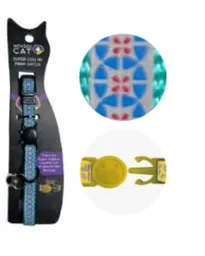 Wonder Cat - Collar Para Gatos Antiahorque Reflectante (vm007)