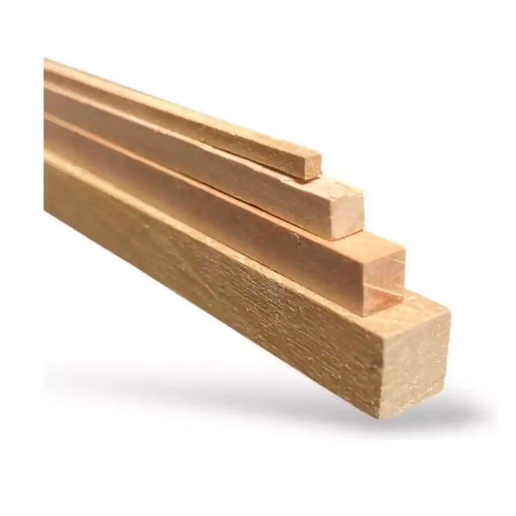 Palos De Maqueta 50 Cm De Largo X 0,4 Cm De Ancho X 0,2 Cm De Grosor (8 Unidades)