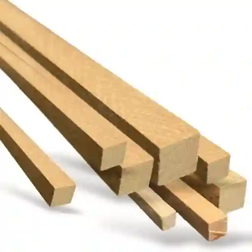 Palos De Maqueta 50 Cm De Largo X 0,4 Cm De Ancho X 0,2 Cm De Grosor (8 Unidades)