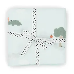 Muselina Grande Playground Azul 120cm X120cm – Done By Deer