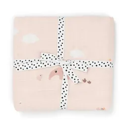 Muselina Grande Playground Rosa 120cm X120cm – Done By Deer