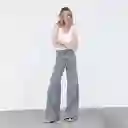 Pantalón Corte Lateral Estrella Gris 32 Mujer Raindoor