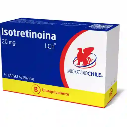 Isotretinoina 20mg X 30 Cap Blandas.