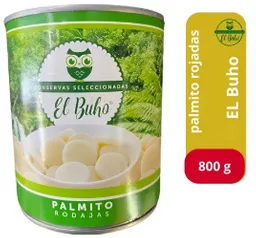 Palmitos Rodajas El Buho 800g