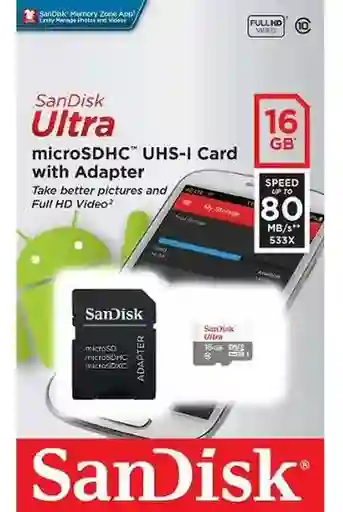 Memoria Micro Sd 16gb Sandisk