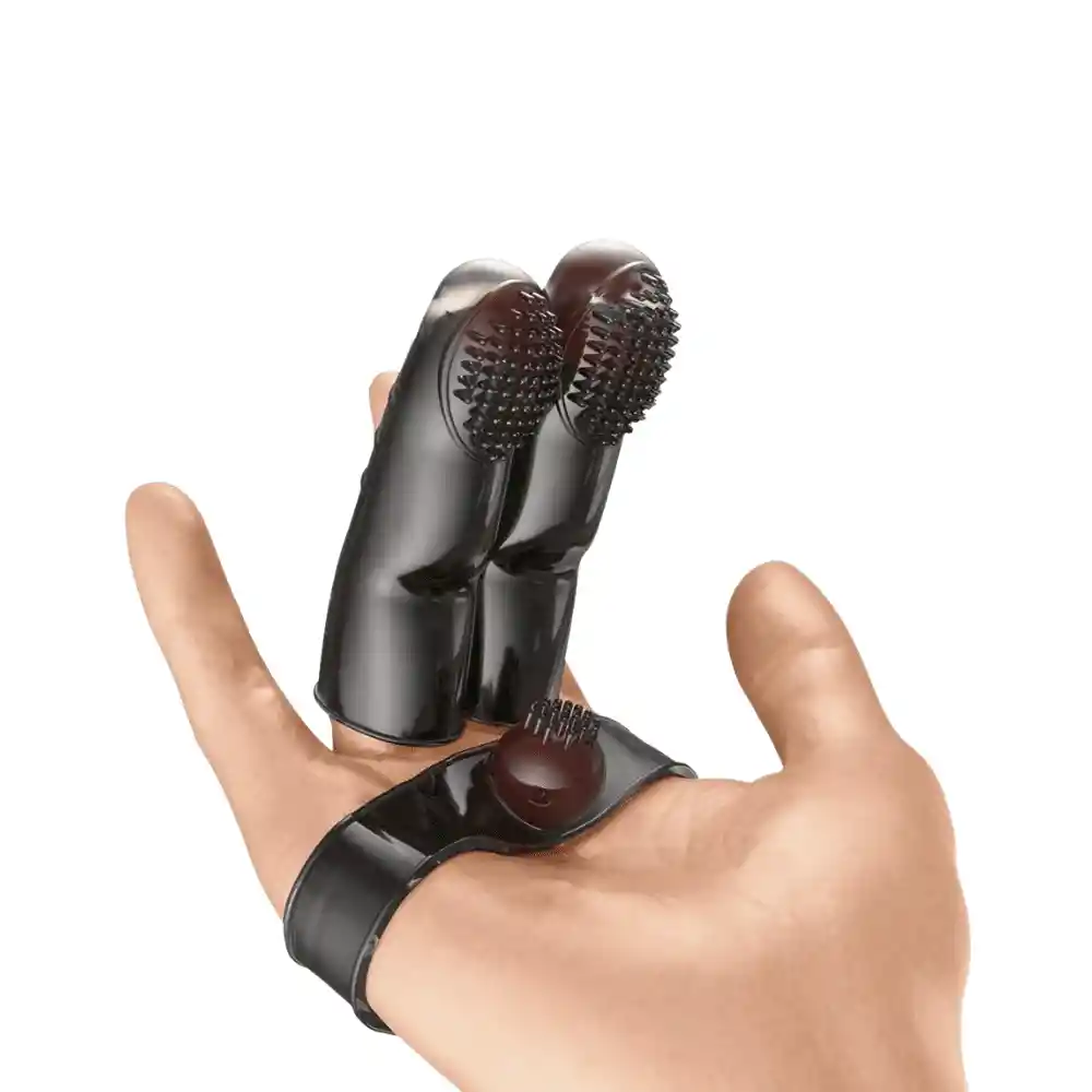 Dedos Ergonómicos Con Bolitas Vibradoras