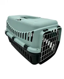 Marben Pets - Transportadora Gipsy L Puerta Metal Hielo-negro ( 58x38x38 Cm)