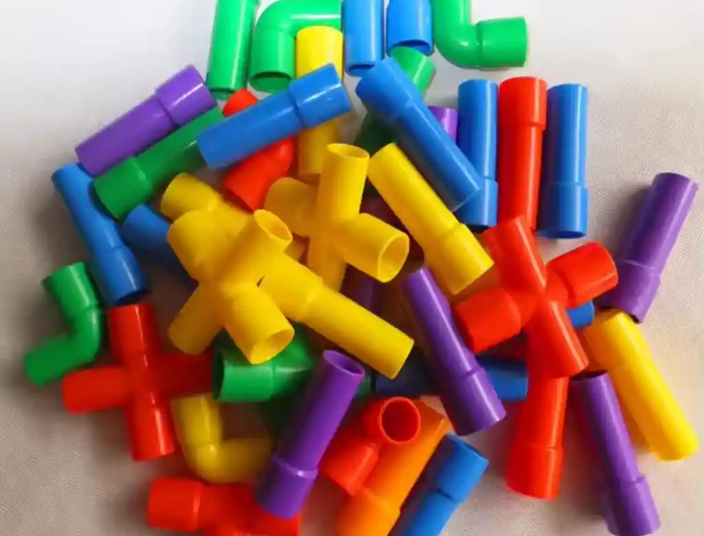 Juego Didáctico Tubos Conectores De Encaje Para Niños De Creatividad Y Aprendizaje