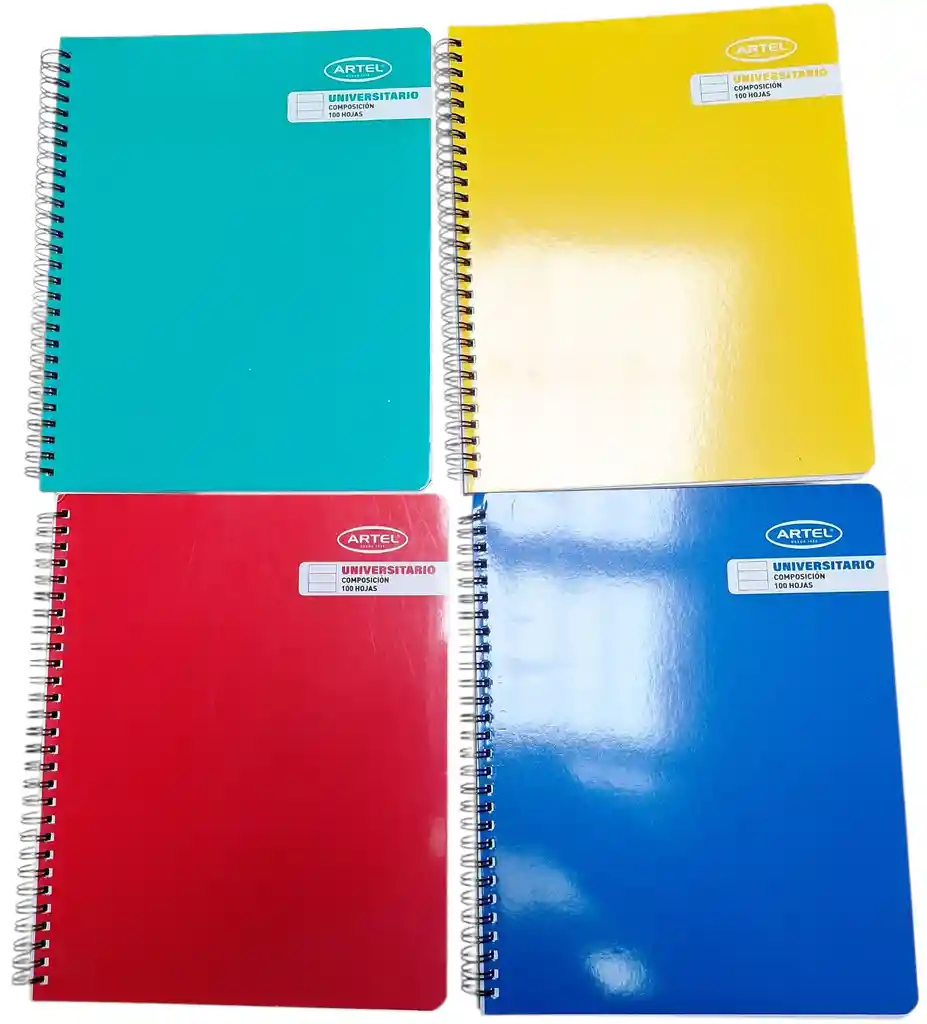 Cuaderno Universitario De Composición Liso 100 Hojas Artel