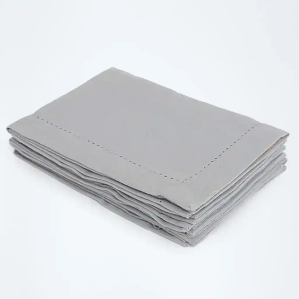 Setx 4 Servilleta Gris Liso