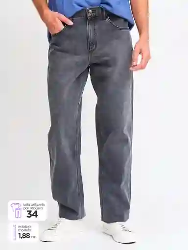 Jeans Lee Oscarv25145203 Negro 34