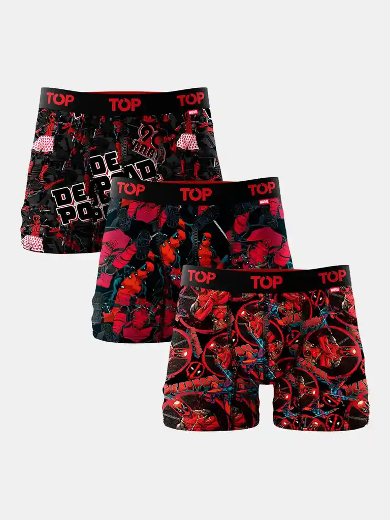 Boxer Marvel Top 208mmarp3c14 Surtido L