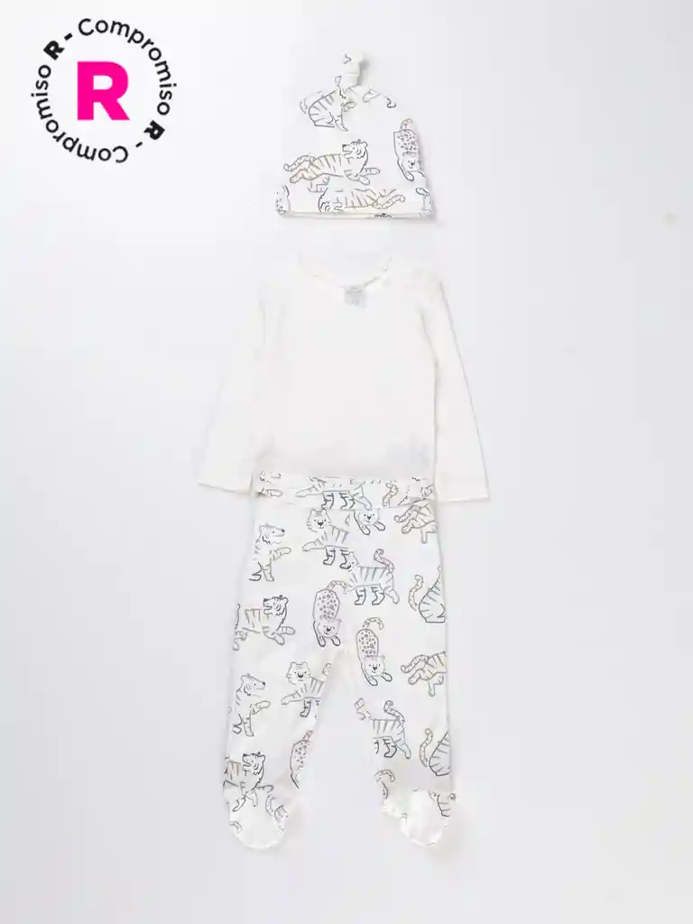 Set 3pcs Rn B Bhvt Es V26 Ecru 0/0