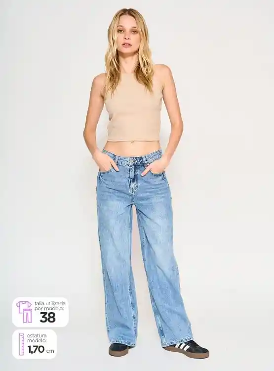 Jeans Moda Wideleg Inx Tt W25 Celes 42