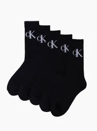 6pk Calcetin Sport Ck Cvm213cr08 Tt Negro Tu