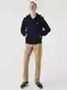 Poleron Lacoste Sh9626 Azul Marino M