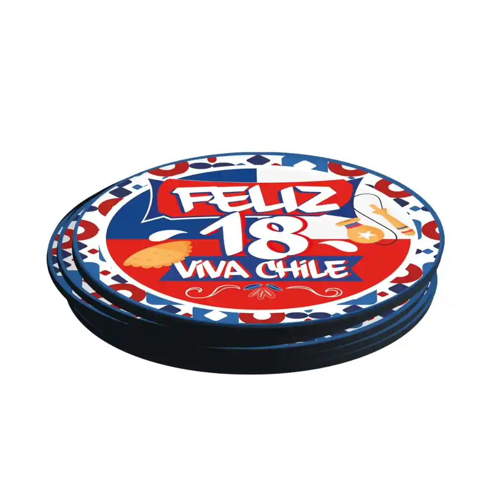 Posavasos Chile X 6
