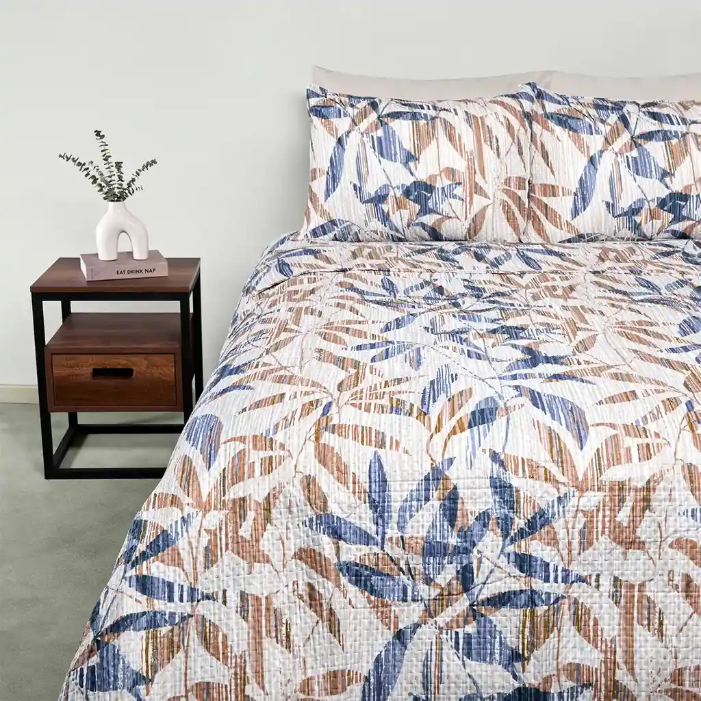 Cubrecama 2pl Ultras Pv25 Hojas 2