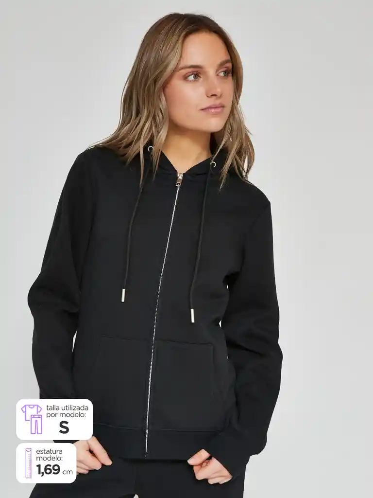 Pole Ml Buzo Inx Ess Tt Negro M