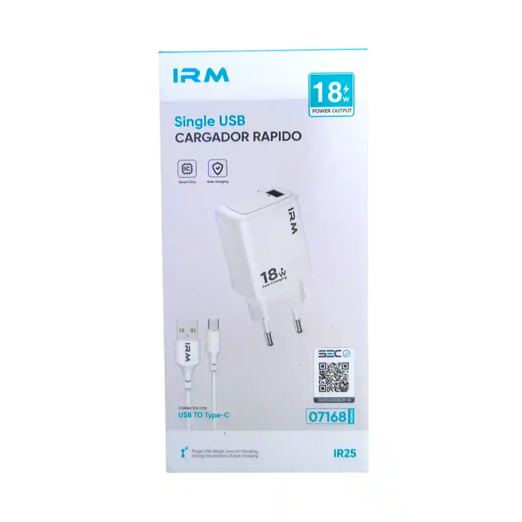 Cargador Rápido 18w Usb A Iphone
