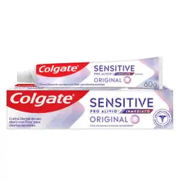 "pasta Dental Colgate Sensitive Pro Alivio Inmediato Original 60g "